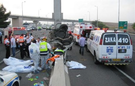 לוד:69 נפגעים בתאונות דרכים בשנת 2015