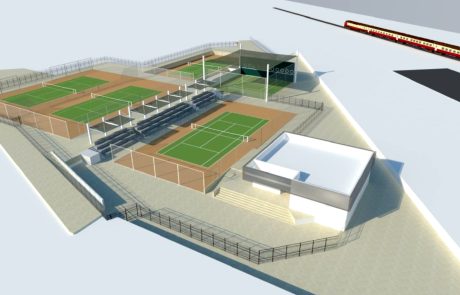 לוד: מרכז טניס מקצועי נבנה בקרית הספורט בגני אביב