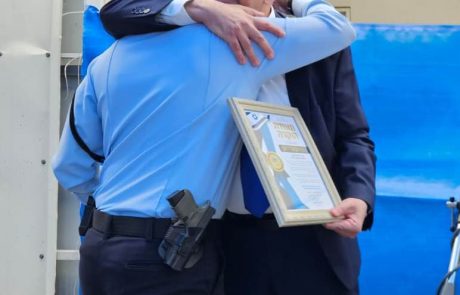 ברכות לנכנס וליוצא: טקס חילופי מפקדי משטרת לוד