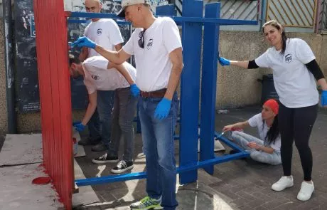 UPS בישראל משפצת מתנ”ס למען ילדים ומשפחות לכבוד יום המעשים הטובים