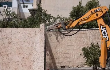בוצע הרס מבנה לא חוקי בעיר על ידי הרשויות